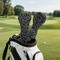 thumbnail image 5 of Yuyamidu Bat Cobweb Golf Club Head Cover PU Leather Golf Head Covers Halloween Driver Headcover Fairway Wood Head Cover Hybrid Headcover, 5 of 8