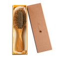 thumbnail image 1 of Breezelike Cepillo de pelo para mujer – Desenredante de cerdas de madera sin estática – Cepillo de pelo de sándalo desenredante con aroma de madera natural, 1 of 5