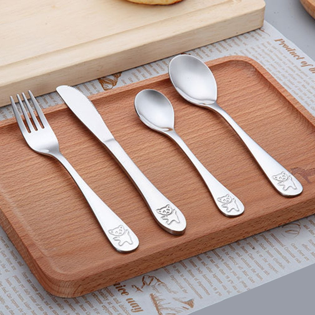 stainless steel baby utensils