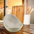 thumbnail image 3 of 9 Inch Round Breathable Basket Cloth Liner Cotton Flax Banneton Proofing Bread Basket Cloth Baking Supplies, 3 of 5