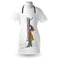 thumbnail image 3 of Kids Apron Young Girl and a Cute Little Pug Hugging a Tree Under Snowfall Sweet Winter Season, Unisex Kitchen Bib Apron with Adjustable Neck for Cooking Baking Gardening, Multicolor, by Ambesonne, 3 of 3
