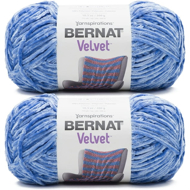 Bernat Velvet Blush Pink Yarn - 2 Pack Of 300g/10.5oz - Polyester - 5