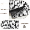 thumbnail image 6 of Round Area Rug 5 Ft, Black White Lines Washable Non-Slip Circle Carpet for Living Room/Bedroom, Retro Stripes Texture Minimalist Art Low-Profile Runner Mats Collection Rugs for Indoor, 6 of 8