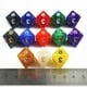 thumbnail image 3 of Juego de dados poliédricos para DND RPG, juego de mesa, enseñanza de matemáticas, D8, 10 piezas, 3 of 4