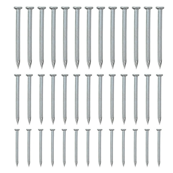 Raindrops  515 Pcs Steel Nail Baseboard Hanging Wire Cement Masonry Silver