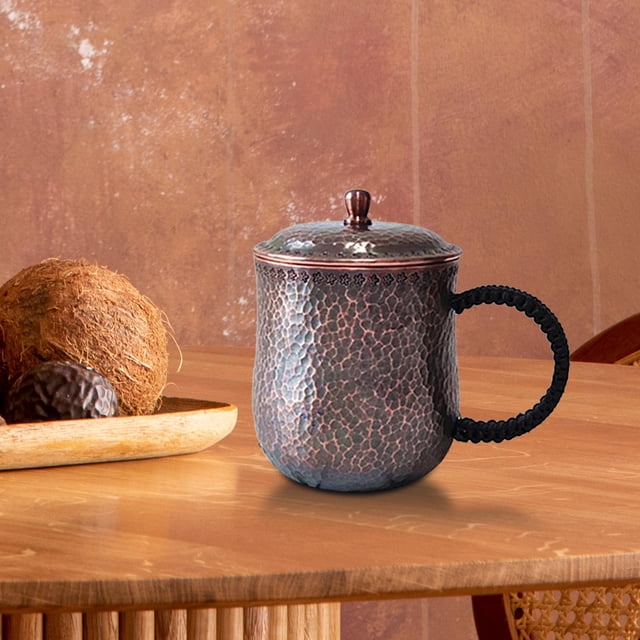 Taza de café de cobre, taza de mulas de Moscú, Teaware de 500ml, taza de té de cobre martillado, taza Masrapa, taza de cobre puro para restaurante de Color A