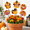 Thanksgiving, variant on 6 12 Inch Pastelmas Gingerbread Man Metal Yard Stakes