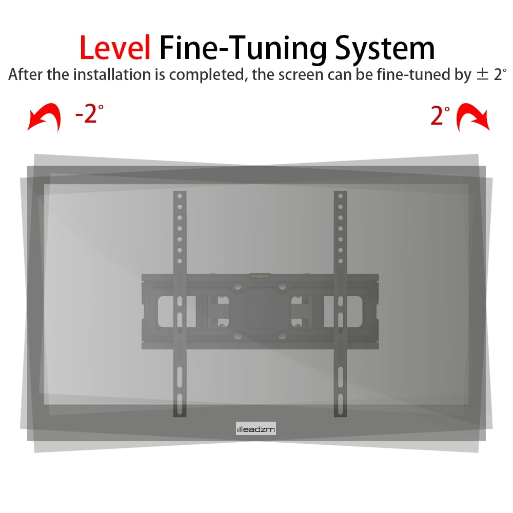 Zimtown Full Motion TV Wall Mount Bracket Tilt Swivel for LED LCD 26 37 40 42 46 47 50 55"