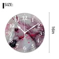 thumbnail image 2 of 16 Inch Wall Clock Battery Operated Silent Clock Decorative for Office, Kitchen, Outdoor, Living Room，Horse Cherry Blossom Flower Elaborate, 2 of 4