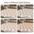 thumbnail image 7 of ODIKA Lattice Symmetrical Tiny Sprigs Dainty Delicate Ribbon Coquette Refined for Entryway, Kitchen, Mudroom, Stain Resistant Flatwoven, 7 of 7
