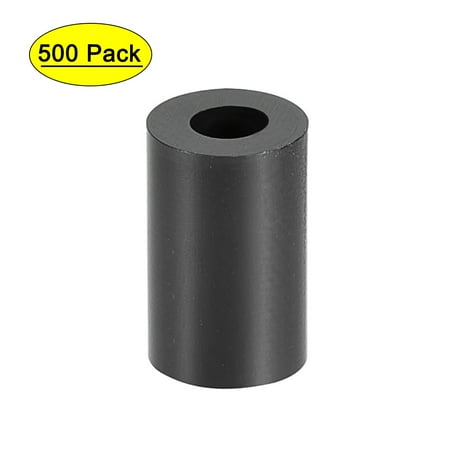 

ABS Round Spacer Washer 3.2mm Inner Dia. 7mm Outer Dia. 11mm Height for M3 Screws Black 500Pcs