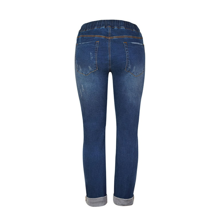 skpabo Women's Denim Print Fake Jeans Look Like Leggings Sexy Stretchy High  Waist Slim Skinny Jeggings Body Leggings for Women Plus Size 