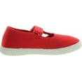 thumbnail image 2 of Cienta Canvas Hook & Loop T-Strap Little Kids Shoes, Red, Size 10.5, 2 of 3