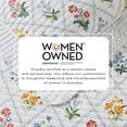 thumbnail image 4 of Floral Quilt Set - Lightweight, Soft, All-Season - 2-Piece Reversible Scalloped Bedding Set (Twin / Twin XL, Floral Lattice), 4 of 6