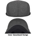 thumbnail image 3 of SHAR Beret Cap Men Adjustable Flat Vintage Lvy Hat, 3 of 5
