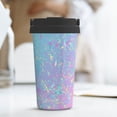 thumbnail image 6 of Fotbe Fantasy Gradient Printed Insulated Travel Coffee Mug Spill Proof Leak Proof Stainless Steel Coffee Tumbler Reusable Coffee Cups with Lids Thermos, 6 of 8