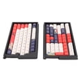 thumbnail image 2 of PBT Keyboard Keycaps, Keyboard Keycaps Easy Installation Curved Layout PBT Dye Sublimation  For Mechanical Keyboards, 2 of 8