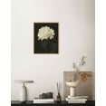 thumbnail image 4 of Drsoum Framed Classical Canvas Wall Art Oil Painting 11x14in Vintage The white Hydrangeas Room Decor for Bathroom Bedroom Kitchen - Natural Framed, 4 of 8