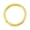 Gold, variant on Seamless Hinged Rings 16G - 8mm Surgical Steel