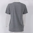 thumbnail image 1 of T-shirt à Manches Courtes Femme Mode Été Blouse Tops, 1 of 4