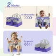 thumbnail image 4 of G TALECO GEAR Foldable Toddler Swing, Children’s Swing Set for Backyard, Portable Baby Swing Outdoor,  Purple, 4 of 8