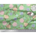 thumbnail image 3 of Soimoi Cotton Duck Fabric Leaves & Floral Artistic Fabric Prints by Yard 42 Inch Wide, 3 of 3