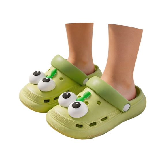 Weebloom Boys Girls Clogs Breathable Soft Sole With Grip Cute Cartoon Beach Outdoor Play Summer Kids Sandals