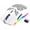 White, variant on XYH80 /A3 Hollow-Out Honeycomb Rechargeable 3200DPI Wireless 2.4Ghz Gaming Mouse