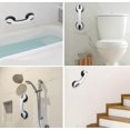 thumbnail image 2 of 2-pack Of 12" Bathroom Grab Bars Shower Handle With Strong Suction Cup, 2 of 4