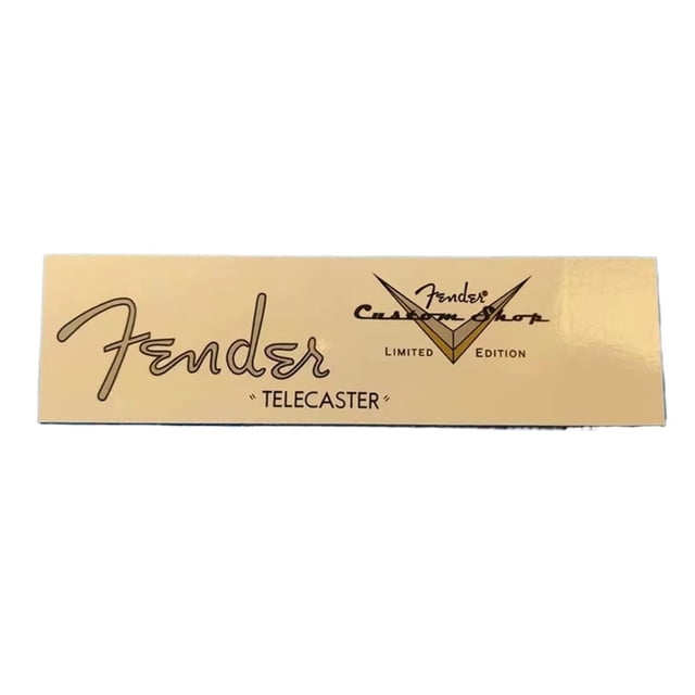 MPXBM 2PCS Suitable For Fender Electric Guitar Head Logo Water Transfer Printing Trademark Sticker, RemovableFilm