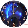 thumbnail image 4 of Miumaeov 12" Quartz Art Deco Starry Sky Indoor Wall Clock, Silent Mechanism, 4 of 9