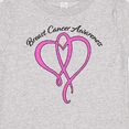 thumbnail image 4 of Inktastic Breast Cancer Awareness with Pink Ribbon Heart Boys or Girls Baby T-Shirt, 4 of 5