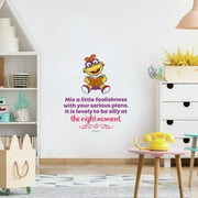 Be Silly Kika Muppets Life Quote Cartoon Quotes Decors Wall Sticker Art Design Decal for Girls Boys Kids Room Bedroom Nursery Kindergarten Home Decor Stickers Wall Art Vinyl Decoration (10x10 inch)