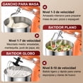 thumbnail image 4 of Batidora de Pedestal Planetaria Honinst 10 Velocidades Uso Doméstico Tazón de 4QT, 4 of 8
