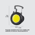 thumbnail image 3 of sweethay Keychain Flashlight Adjustable Camping Lamps Working Car Repairing Hanging Lights Lighting Tool Hiking Climbing Backpacking Artesanía sweethay TO008959-00, 3 of 8