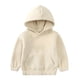 thumbnail image 3 of Gibobby Sudadera con capucha y pantalones para niño pequeños, camisa de manga larga sólida, sudaderas con capucha, conjunto de 2 uds para niños y trajes(Beige,18-24 Meses), 3 of 5