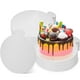 thumbnail image 1 of Tablas para tartas zsccxq, pequeñas, redondas, 10 cm, 50 unidades, desechables, blancas, 1 of 7