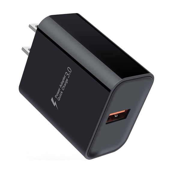 18W QC3.0 USB Wall Charger Block 3A Quick Charge Power Adapter Fast Charging Cube Universal Charger Plug Compatible with Samsung Galaxy S22-S26 Ultra A Series iPhone 12-17 Series Google Pixel LG Andr
