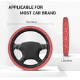 thumbnail image 5 of Elastic Steering Wheel Cover, Maple Leaves Stretch Thickening Car Steering Wheel Cover Women Men, Steering Wheel Protector Universal 15 in, 5 of 7