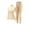Beige, variant on DuoJiaJ Women's Thermal Underwear Brushed Long Underwear Set Cold Weather Pajama Set Ladies Thermal Underwear Beige L