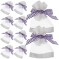 thumbnail image 3 of 10pcs Empty Sachet Bag Lavender Sachet Bag Refillable Fragrance Sachet Visible Lavender Pouch, 3 of 4