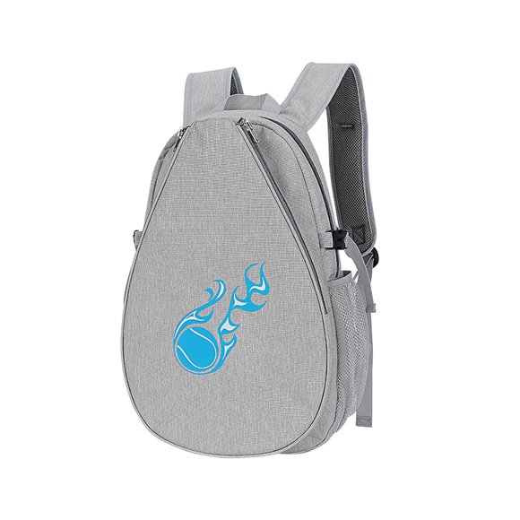koolsoo Tennis Backpack Portable Racquet Carrying Bag Tennis Bag Large Capacity for Gray