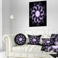 thumbnail image 5 of Designart 12" x 20" Purple Polyester Throw Pillow, 5 of 5