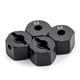 thumbnail image 1 of Aleacíón de aluminio de AutomÓVIL Adaptador de Cubo Hexadecimal de la rueda de 12 mm Con Alfileres de Alfileres para SCX10 90046 Tamiya CC01 1/10 Control de Rastreador Control, 1 of 6