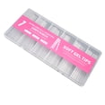 thumbnail image 3 of Punta de uñas de cobertura completa NikouMX 240 piezas de uñas postizas largas transparente, 3 of 8