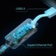 thumbnail image 4 of Adaptador Mini USB a Conector perfke Tarjeta adaptadora Fast Ethernet, 4 of 8