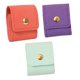thumbnail image 5 of 3 mini bolsas organizadoras de para joyas con estuche con hebilla, bolsa enrollable para pendientes, anillos, cadenas y pulseras. Naranja morado verde, 5 of 9