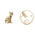 thumbnail image 1 of Figura de escritorio,Estatua de gato en estante,escritorio,oficina,decoración del hogar,Estatua de bola de cristal,Estatuas de bolas de cristal para decoración del, 1 of 8