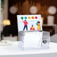 thumbnail image 3 of Shisuyan Suggestion Box Ballot Box Clear Acrylic Box Donation Box For Fundraising, 3 of 8