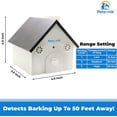 thumbnail image 3 of No barking device stop dog barking, dog barking bird house box, outdoor dog bark control device, barking dog deterrent ultrasonic bird house, bark suppressor and silencer, 3 of 5
